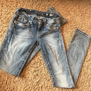Miss Me signature slim boot cut jeans